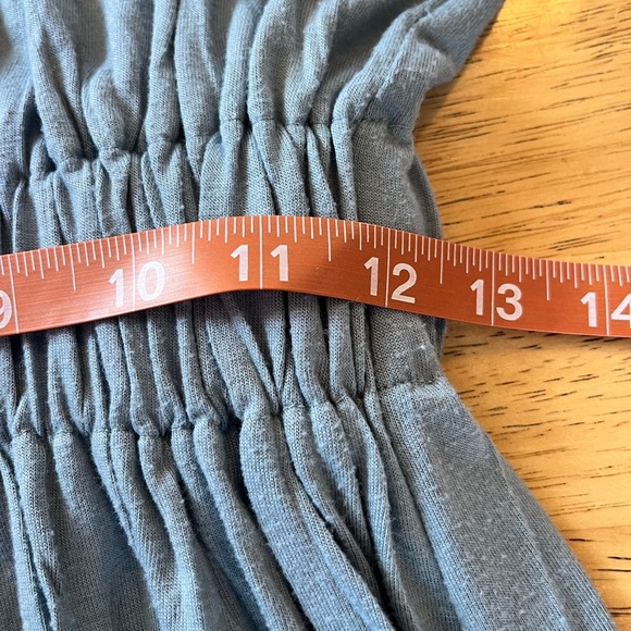 Mossimo Dress Light Blue Wide Strap Elastic Waist Baby Doll Size Small - Picture 5 of 6